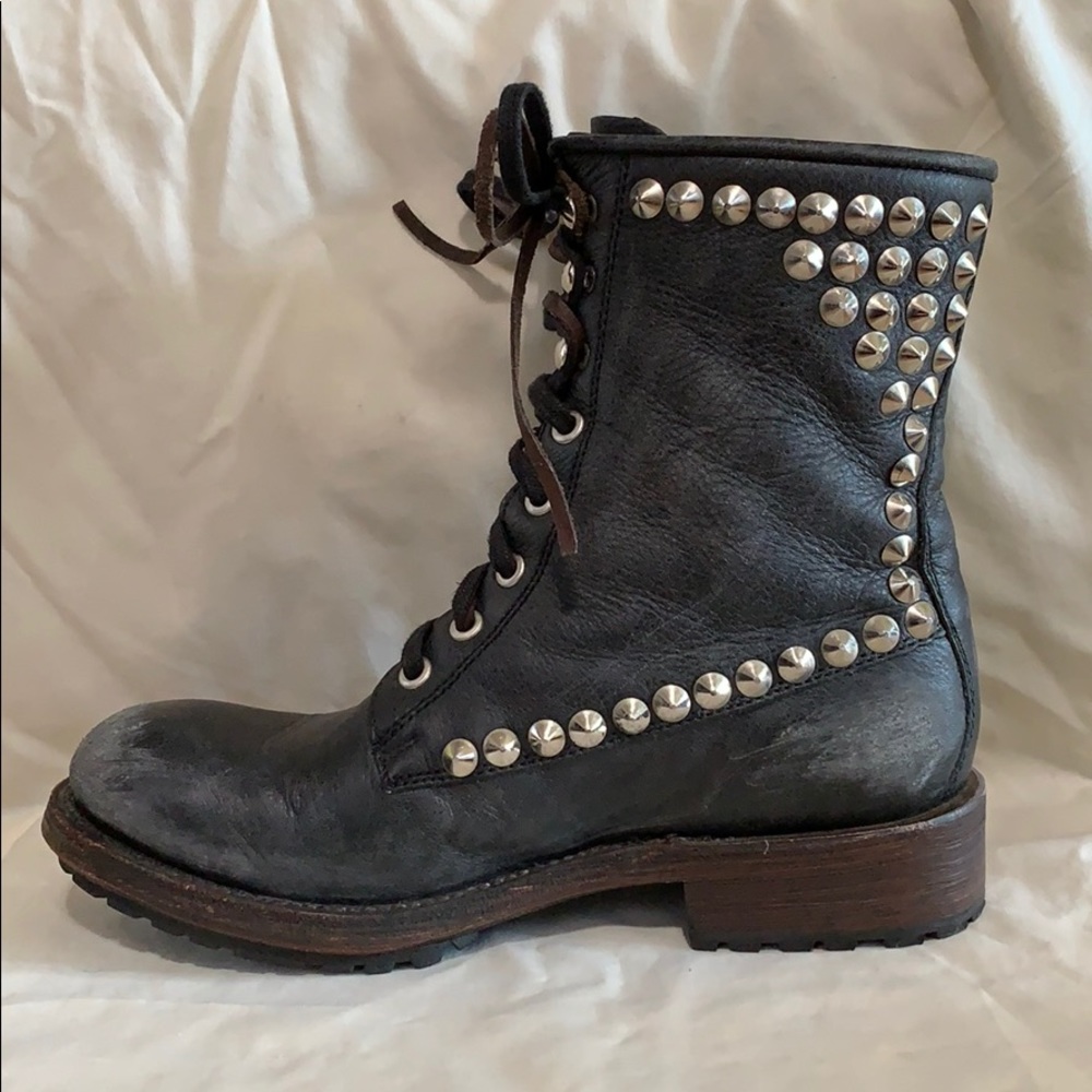ASH ‘Ralph’ studded combat boot - Picture 2 of 8